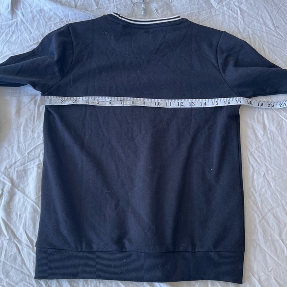 NWT Denim & Flower Unisex Varsity Fleece Sweatshirt 11/12 - Picture 9 of 10